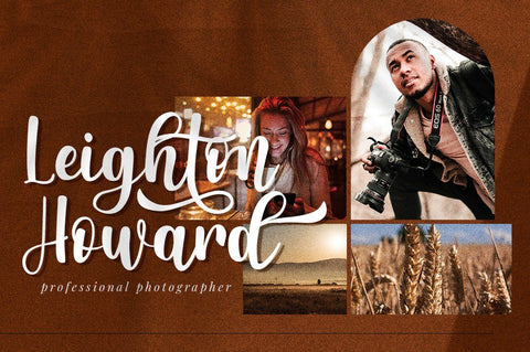 Monatessa - Modern Calligraphy font Font Ibey Design 