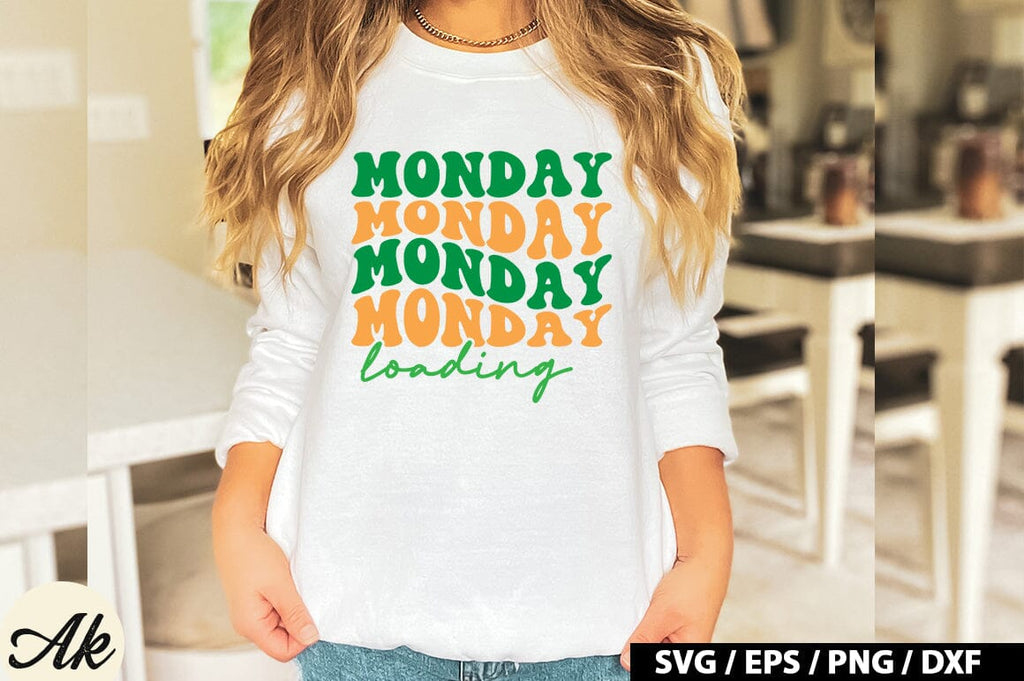 Monday loading Retro SVG - So Fontsy