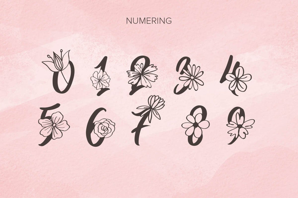 Monday Monogram Font - So Fontsy