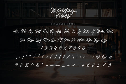 Monday Vibes - Modern Script Font Font Alpaprana Studio 