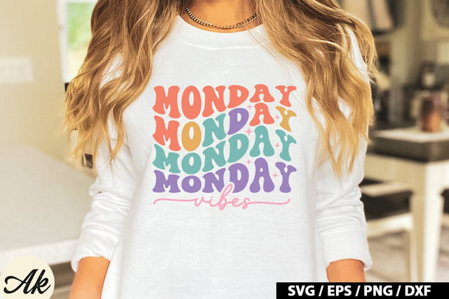 Monday vibes Retro SVG SVG akazaddesign 