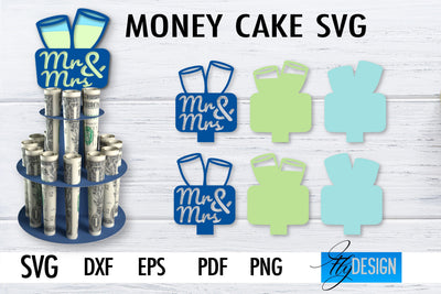Money Cake SVG | Money Holder SVG Design | Gift SVG Design SVG Fly Design 