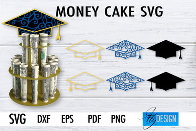 Money Cake SVG | Money Holder SVG Design | Gift SVG Design SVG Fly Design 