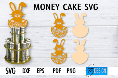 Money Cake SVG | Money Holder SVG Design | Gift SVG Design SVG Fly Design 