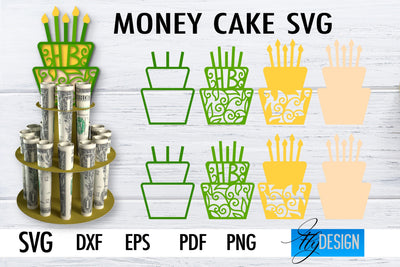 Money Cake SVG | Money Holder SVG Design | Gift SVG Design SVG Fly Design 