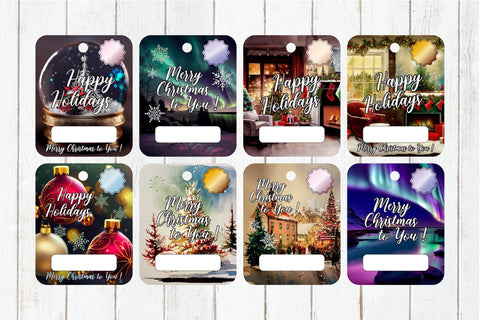 Money Card Bundle Merry Christmas Card Holder PNG Designs SVG OrangeBrushStudio 