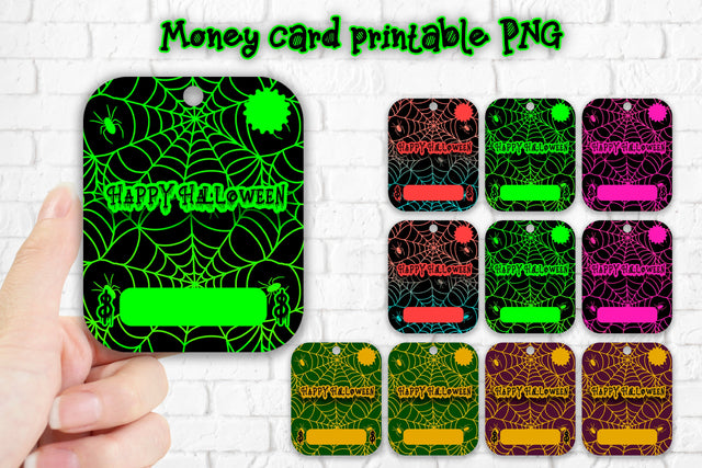 Money card design | Halloween printable Sublimation Svetana Studio 