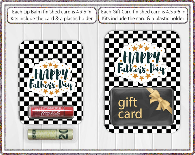 Money Card Holder Father's Day Checked PNG and Cutting File Digital Pattern Designs by Rae 