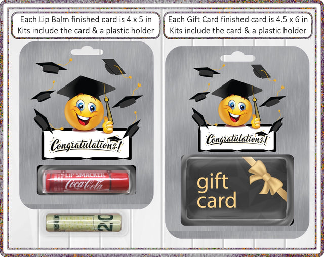 Money Card Holder Graduation Smiley PNG and Cutting File Digital Pattern Designs by Rae 