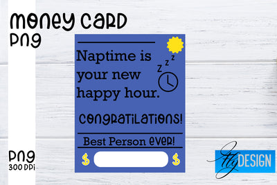 Money Card PNG Designs | Money Holder Printable SVG Fly Design 