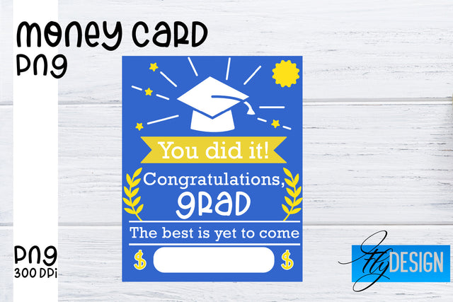 Money Card PNG Designs | Money Holder Printable SVG Fly Design 