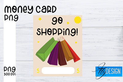 Money Card PNG Designs | Money Holder Printable SVG Fly Design 