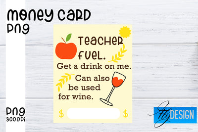 Money Card PNG Designs | Money Holder Printable SVG Fly Design 