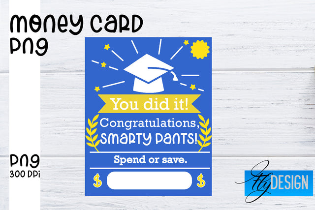 Money Card PNG Designs | Money Holder Printable SVG Fly Design 