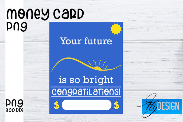 Money Card PNG Designs | Money Holder Printable SVG Fly Design 