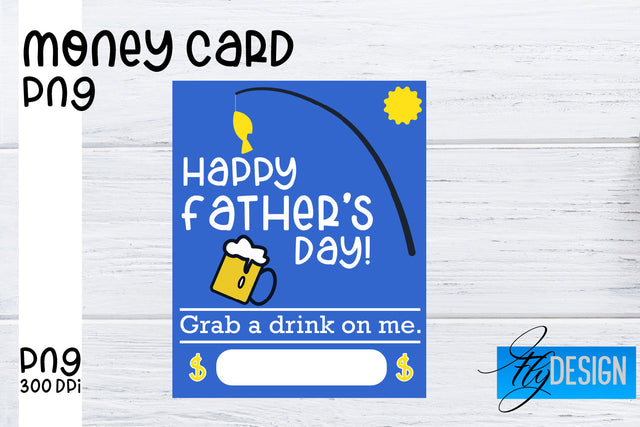 Money Card PNG Designs | Money Holder Printable SVG Fly Design 