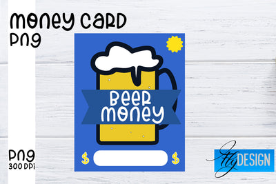Money Card PNG Designs | Money Holder Printable SVG Fly Design 