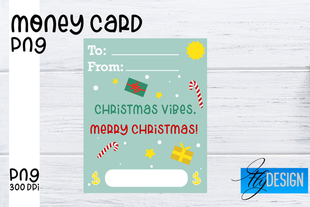 Money Card PNG Designs | Money Holder Printable SVG Fly Design 
