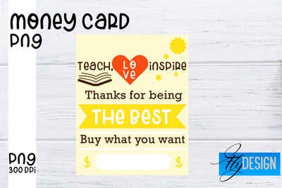 Money Card PNG Designs | Money Holder Printable SVG Fly Design 