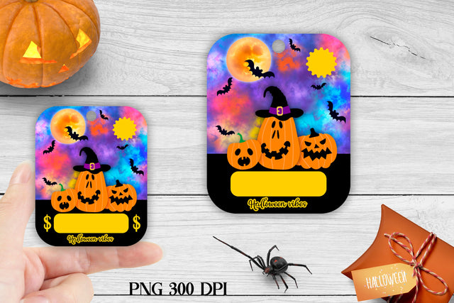 Money card PNG | Halloween printable Sublimation Svetana Studio 