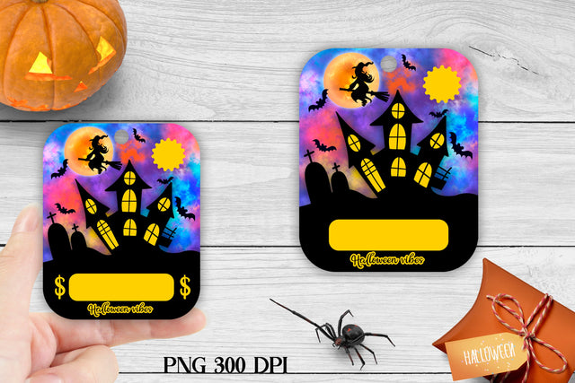 Money card PNG | Halloween printable Sublimation Svetana Studio 