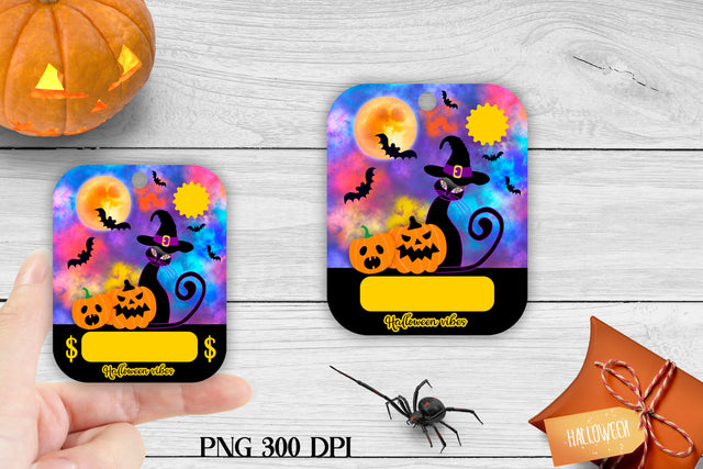 Money card PNG | Halloween printable Sublimation Svetana Studio 