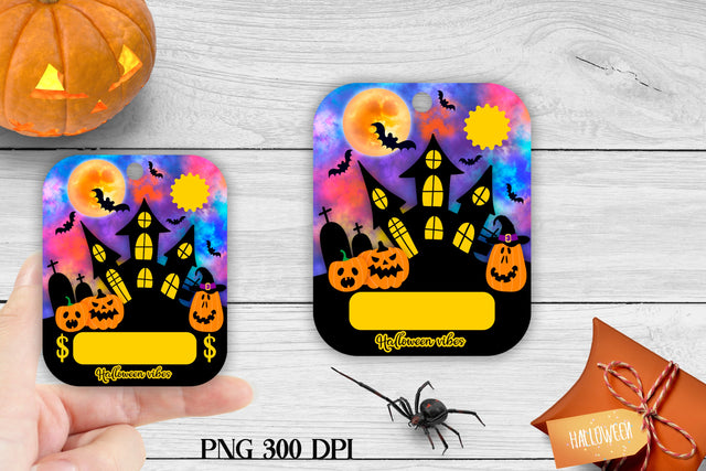 Money card PNG | Halloween printable Sublimation Svetana Studio 