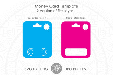 Money card template SVG cut file SVG Artisan Craft SVG 