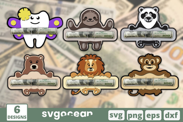 Money Holder Card SVG Bundle SVG SvgOcean 