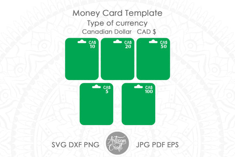 Money Holder SVG, Canadian eh SVG Artisan Craft SVG 