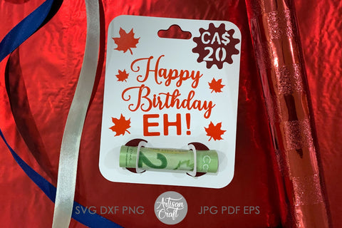 Money Holder SVG, Canadian eh SVG Artisan Craft SVG 