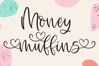 Money Muffins Font Freeling Design House 