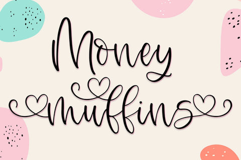 Money Muffins Font Freeling Design House 