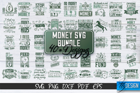 Money Quotes SVG | SVG Bundle | Funny Sayings SVG SVG Fly Design 