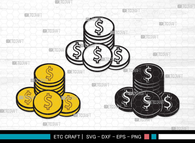 Money SVG | Dollars Svg | Money Bag With Dollar Svg | Money Bag Svg | Money Clipart SVG ETC Craft 