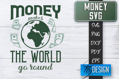 Money SVG | Money is all I need SVG | Money Quote | Spending Money SVG SVG Fly Design 