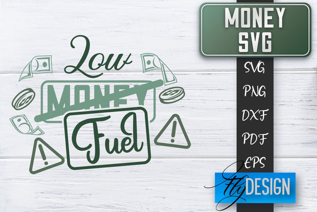 Money SVG | Money is all I need SVG | Money Quote | Spending Money SVG SVG Fly Design 