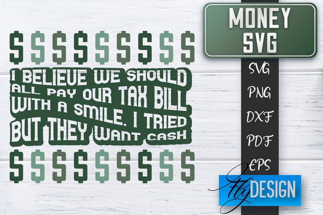 Money SVG | Money is all I need SVG | Money Quote | Spending Money SVG SVG Fly Design 