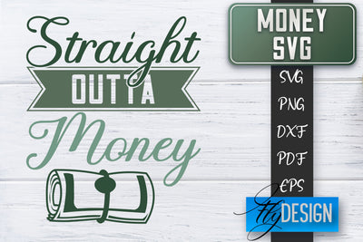 Money SVG | Money is all I need SVG | Money Quote | Spending Money SVG SVG Fly Design 