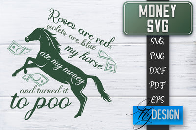 Money SVG | Money is all I need SVG | Money Quote | Spending Money SVG SVG Fly Design 