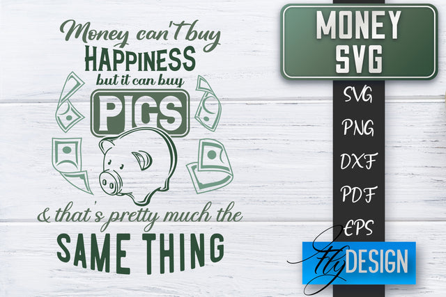 Money SVG | Money is all I need SVG | Money Quote | Spending Money SVG SVG Fly Design 