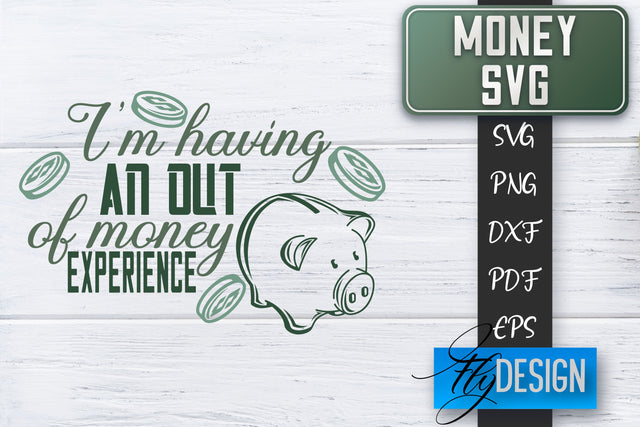 Money SVG | Money is all I need SVG | Money Quote | Spending Money SVG SVG Fly Design 