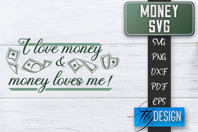 Money SVG | Money is all I need SVG | Money Quote | Spending Money SVG SVG Fly Design 
