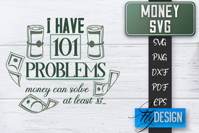 Money SVG | Money is all I need SVG | Money Quote | Spending Money SVG SVG Fly Design 