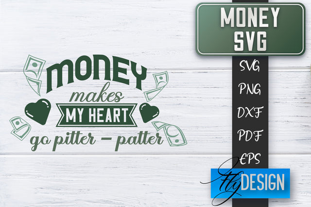 Money SVG | Money is all I need SVG | Money Quote | Spending Money SVG SVG Fly Design 