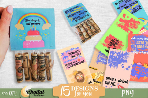 MoneyCard Holder SVG Bundle. Greeting Card SVG SVG Evgenyia Guschina 