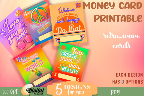 MoneyCard Holder SVG Bundle. Greeting Card SVG SVG Evgenyia Guschina 