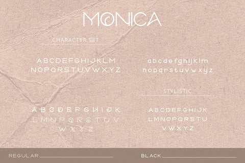 MONICA Font gatype 