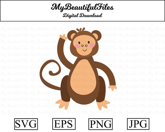 monkey - Animal SVG MyBeautifulFiles 
