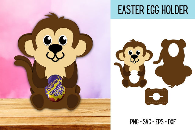 Monkey Egg Holder SVG SVG SvgOcean 